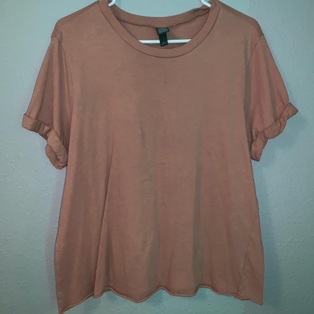Tan Plain tee